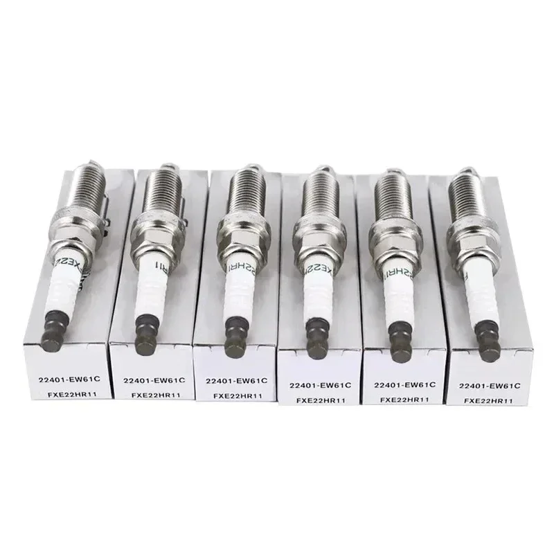 4/6 шт. двойная иридиевая свеча зажигания для Nissan Teana Murano 350Z 3.5L Infiniti EX25 FX35 FX50 AWD Q50 QX60 M35 22401-EW61C FXE22HR11