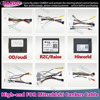 Para Mitsubishi Pajero Sport Outlander ASX V97 Triton LC200 LANCER Galant V73 XP XINPU OD RZC canbus decodificador arnés de cables
