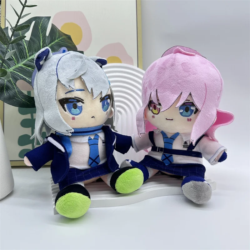 เกม Blue Archive ตุ๊กตาของเล่นตุ๊กตายัดไส้ Sunaokami Shiroko Takanashi Hoshino อะนิเมะการ์ตูน Plushie รูปเด็กแฟนของขวัญวันเกิด