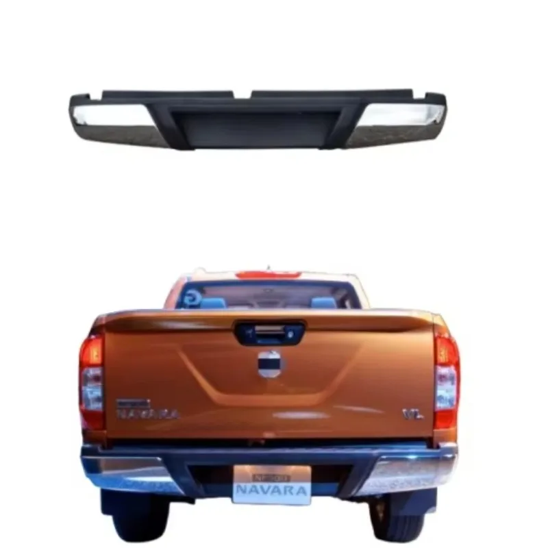 

For Nissan Hign Quality Rear Bumper with Chrome Black Step Boards Auto Body Parts for Navara 2015 NP300