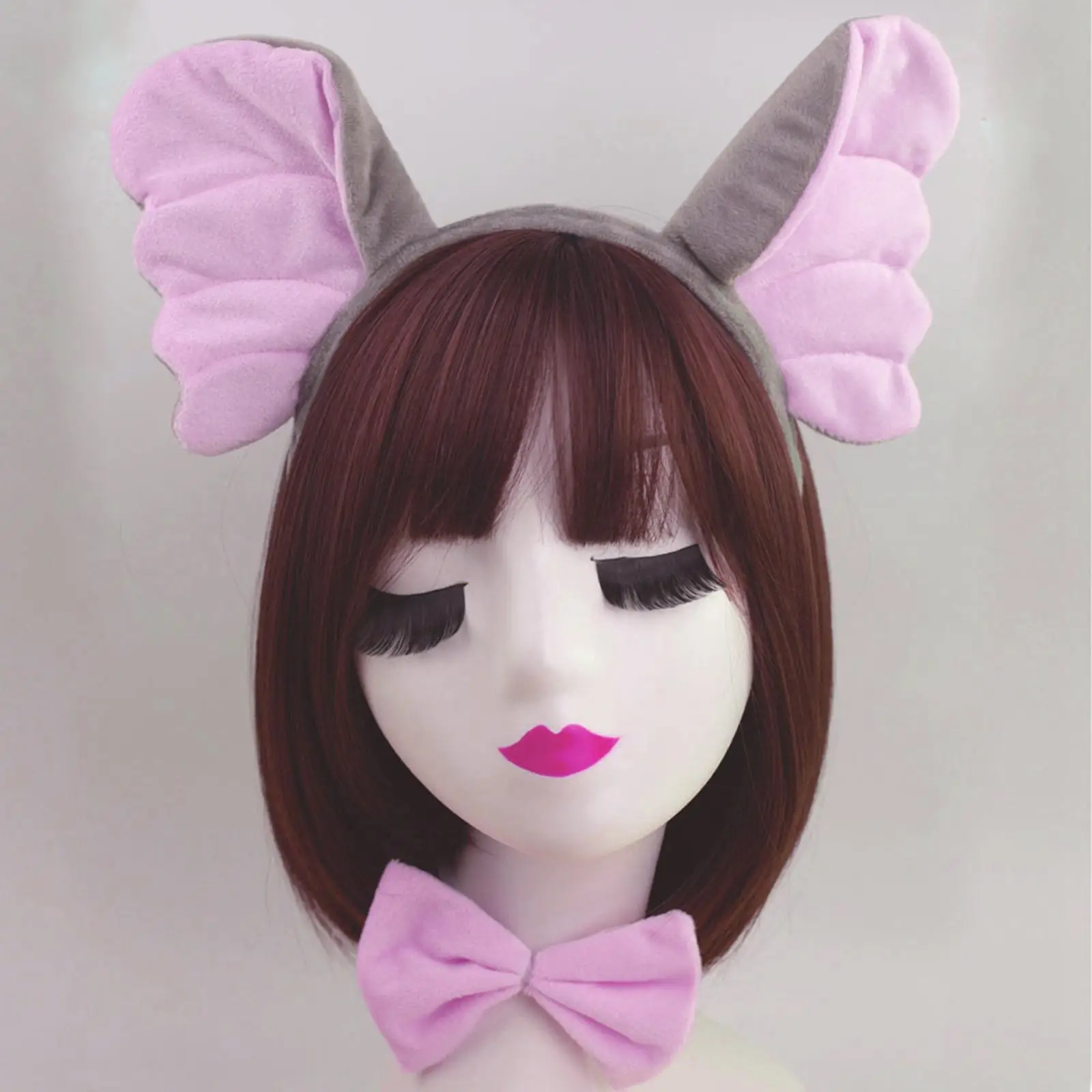 

Easter Elephant Costume Set Dress up Cosplay Headwear Ears and Tail for Carnivals Masquerade Birthday Roles Play Unisex Adults