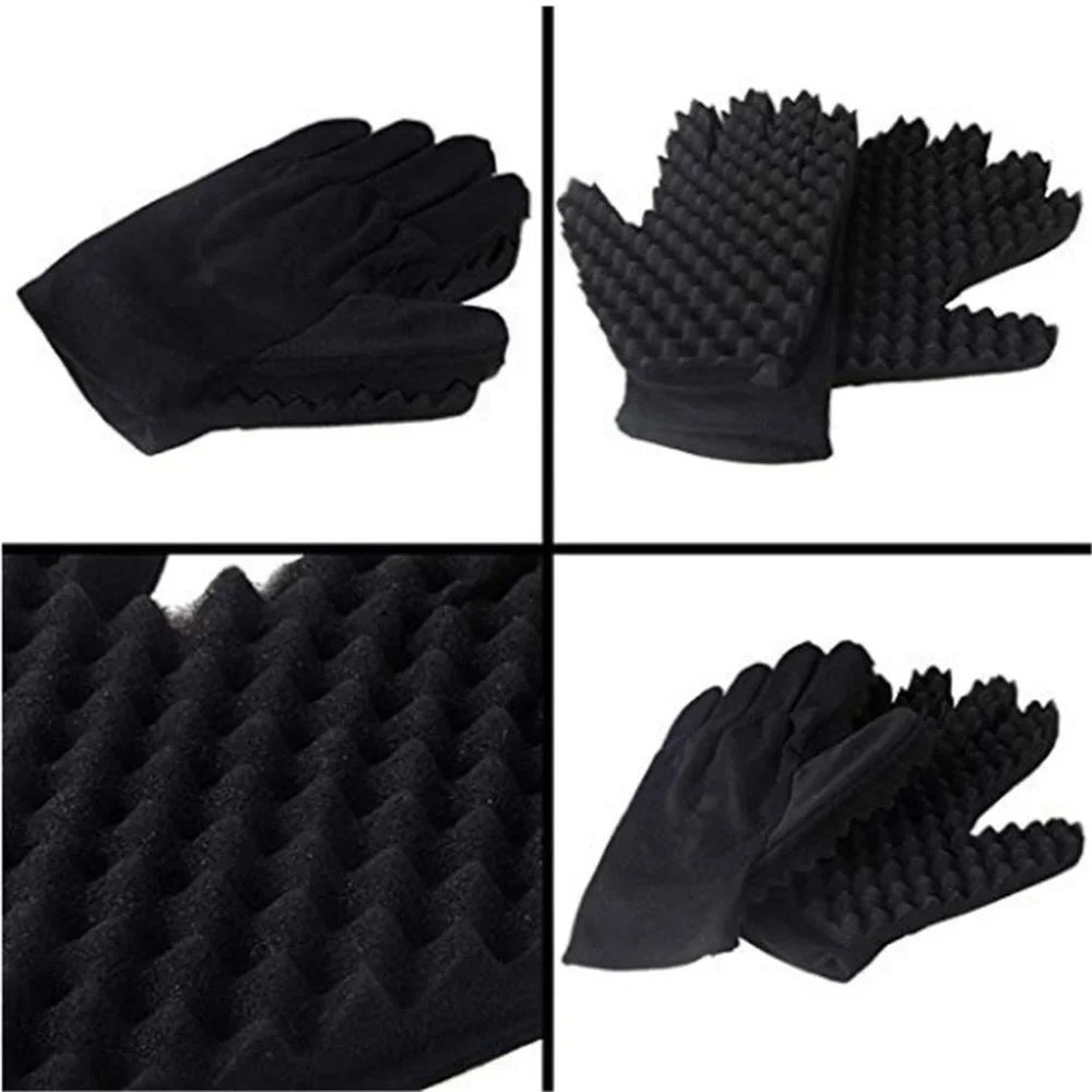 Afro Braid Styling Tool Barber Brush Curly Hair Portable Coil Home Wave Flexible Sponge Glove Care Dreadlocks Magical