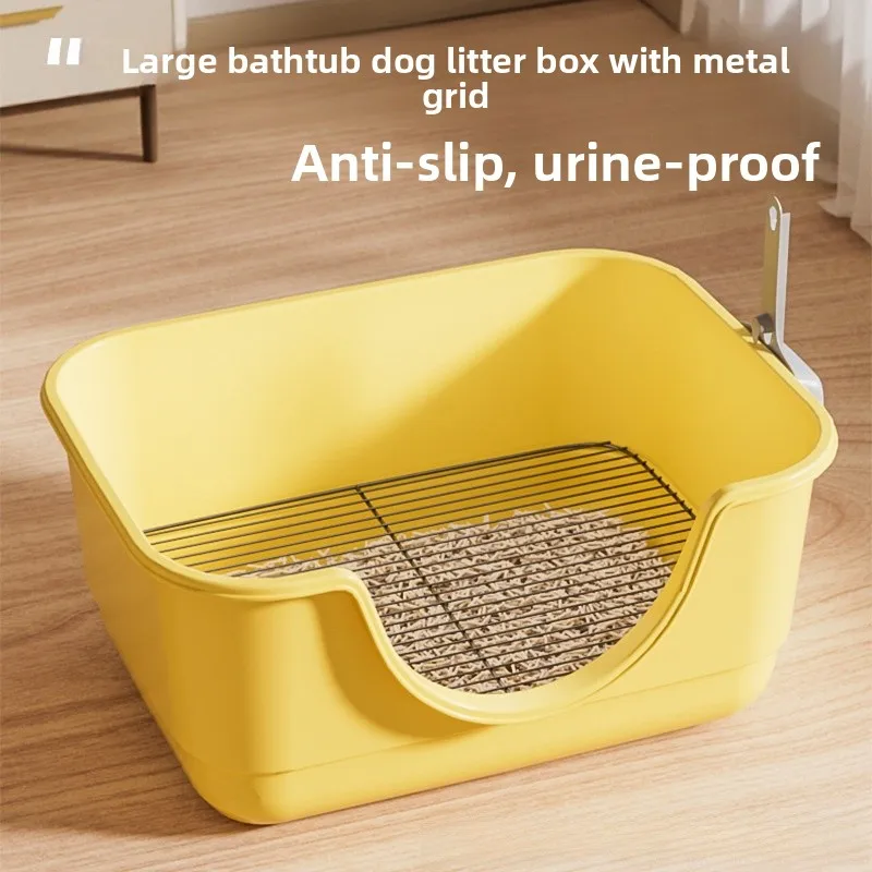 

Easy to Clean Dog Toilet Bathtub Sle Urine Splaing Proof Iron Me Pet Toilet Small Medium Large Dogs Extra Large Size
