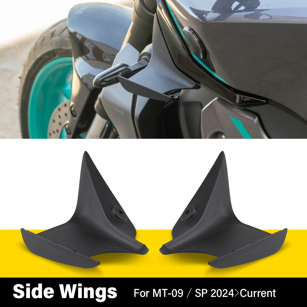 MT-09 Gen 4 Spoiler Winglet Spoiler für Yamaha MT09 SP MT 09 2024 2025 Jahre Seitenflügel Verkleidung Motorradzubehör