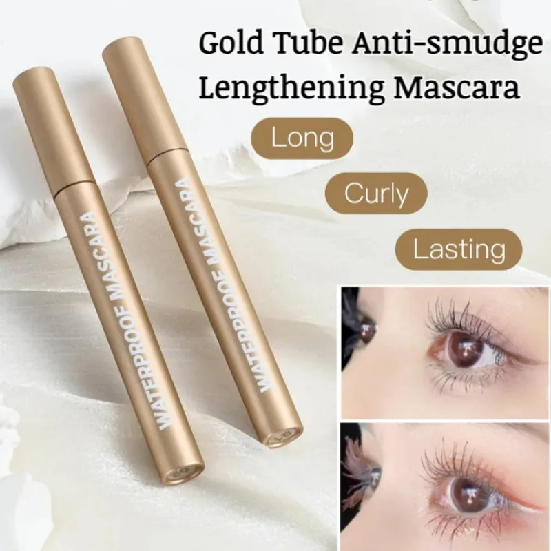 Makeup Goddess Mascara Golden Tube Dazzling Eyelash is not easy to smudge in the presence of water water to hold Nine long curly