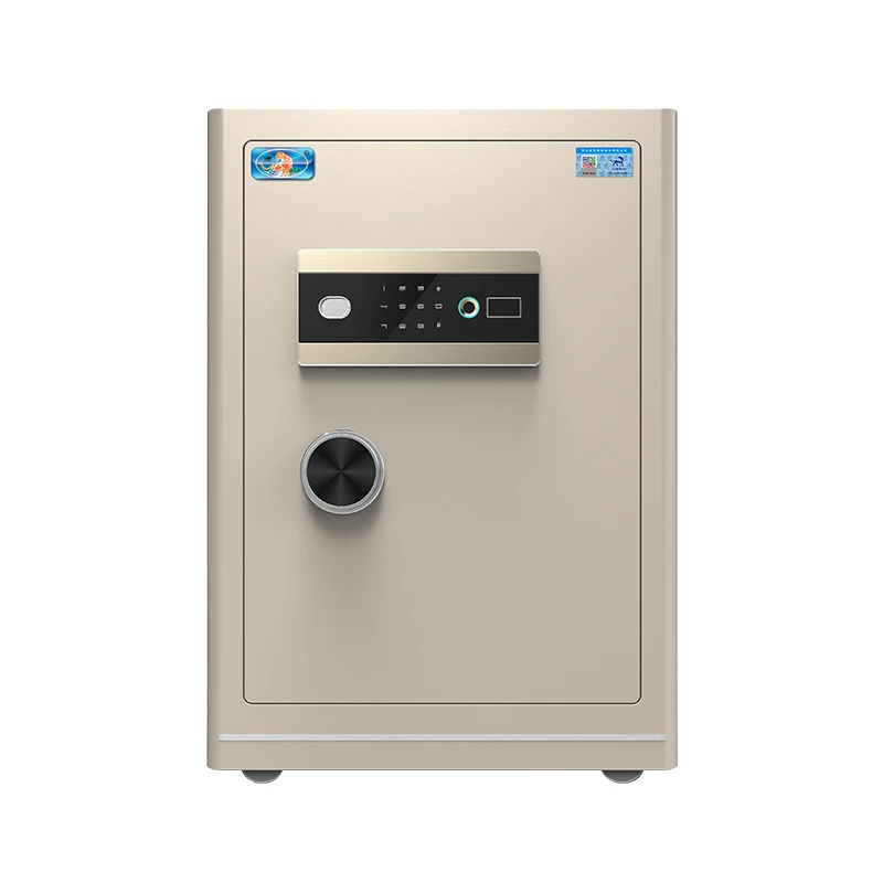 Office small fingerprint password storage safe deposit box all steel anti-theft wall simple safe