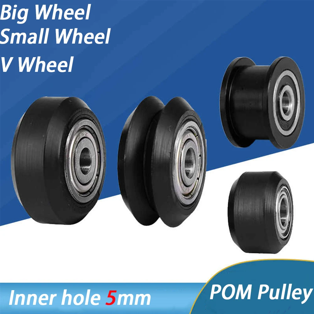 24Pcs POM Wheel With 625ZZ Linear Bearing Printer POM Wheel Plastic Pulley for Ender CNC CR-10 Laser Engraver
