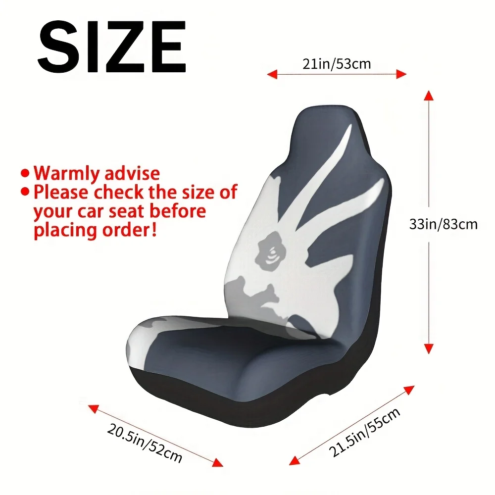 Set Of 2, Distinctive Dinosaur-Themed Car Seat Covers, Cozy And Collapsible, Suitable For Vehicles, Suvs, And Trucks, Ideal For