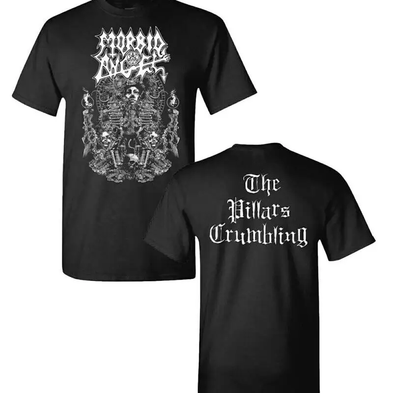 تي شيرت Morbid Angel Pillars Crumbling Death Metal Altars Of Madness T Shirt Badhabitmerch