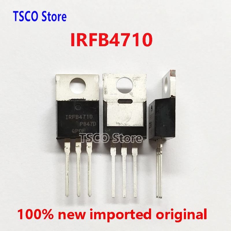 

(10 шт.) IRFB4710 новый оригинальный MOSFET N-CH 100V 75A