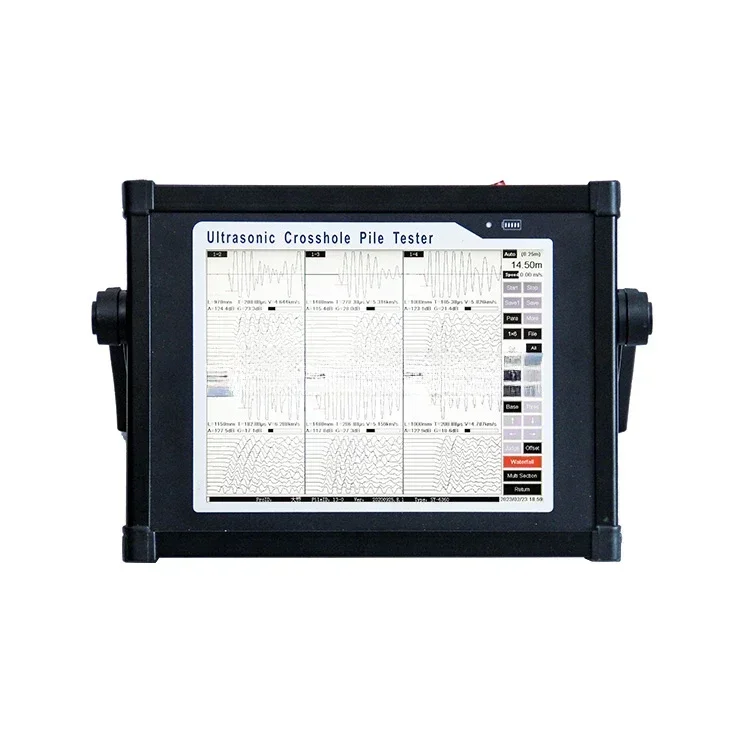 Ultrasonic Crosshole Pile Tester Integrity Testing of Concrete Deep Foundations