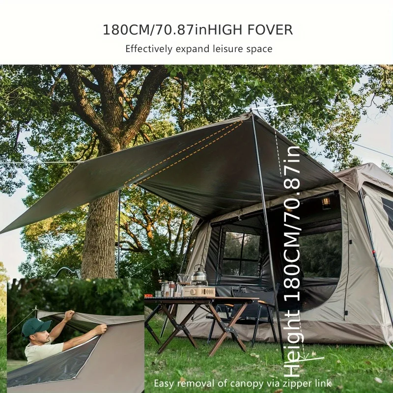

Family Travel Portable Camping Tent Folding Rainproof Large Space Automatic Cabin Tents Outdoor Overnight Camping Equipment
