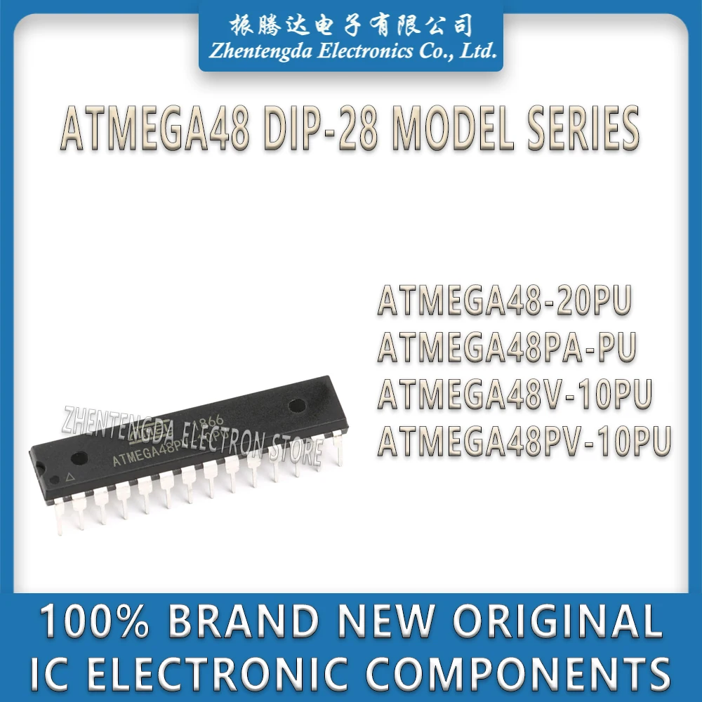 

ATMEGA48-20PU ATMEGA48PA-PU ATMEGA48V-10PU ATMEGA48PV-10PU ATMEGA48 ATMEGA48PA ATMEGA48V ATMEGA48PV IC MCU Chip DIP-28