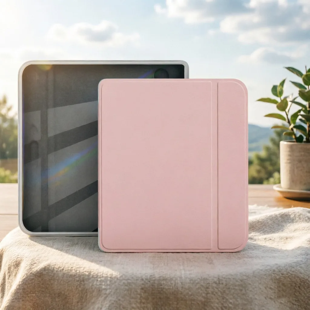 For Kobo Libra Colour Color N428 2024 7'' Ebook Acrylic Back Soft TPU Frame Case Smart Shell for Kobo Libra 2 N418 Sleep Cover