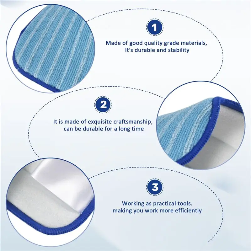 Limited Edition 5 Pack Microfiber Steam Mop Pads Fit For Dupray Neat Steam Cleaner