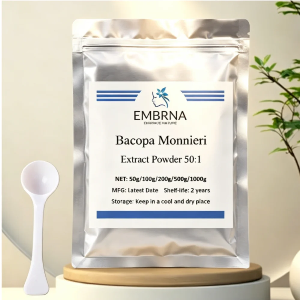 Envío Global Rápido, Bolsa de Aluminio para Empaque Exterior de 50G-1000G de Bacopa Monnieri, Empaque Interior de Bolsa de Plástico de Doble Capa, Venta al Por Mayor