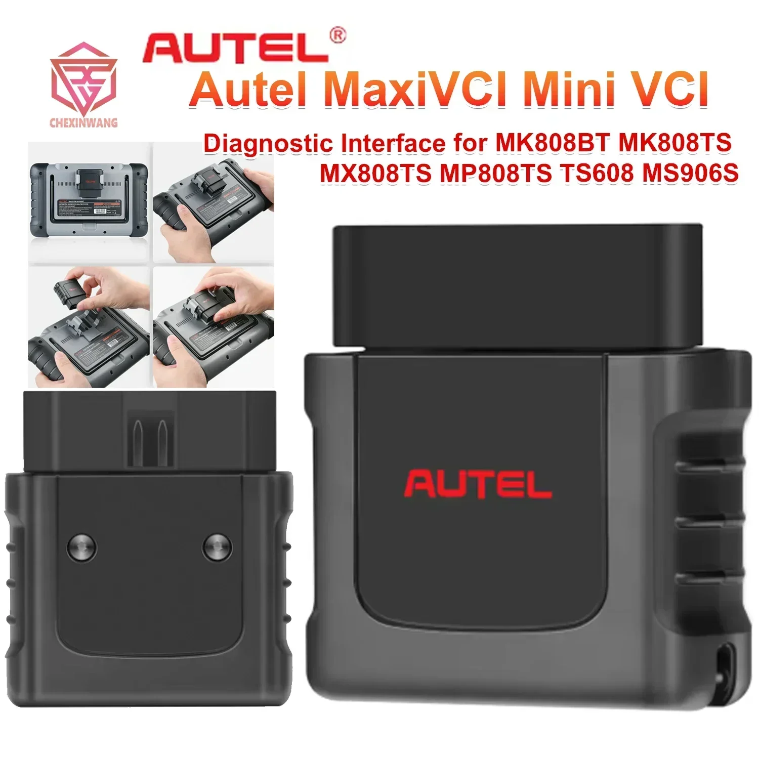 Autel MaxiVCI Mini VCI Mini Bluetooth Diagnostic Interface for MK808BT MK808TS MX808TS MP808TS TS608 MS906S