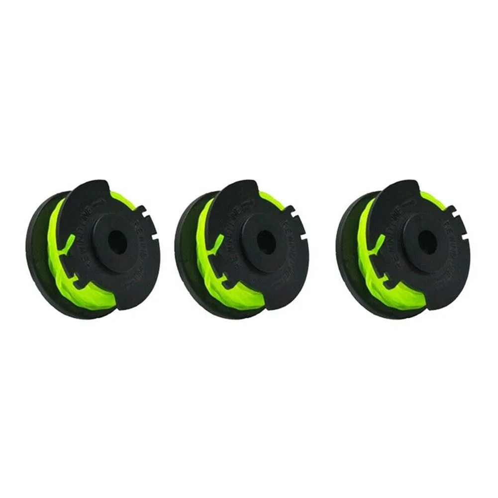 3pcs Replacement Lawn Mower Spool Trimmer Spool Line For Ryobi RAC143 36V Grass Trimmer Spool Strimmer Spool