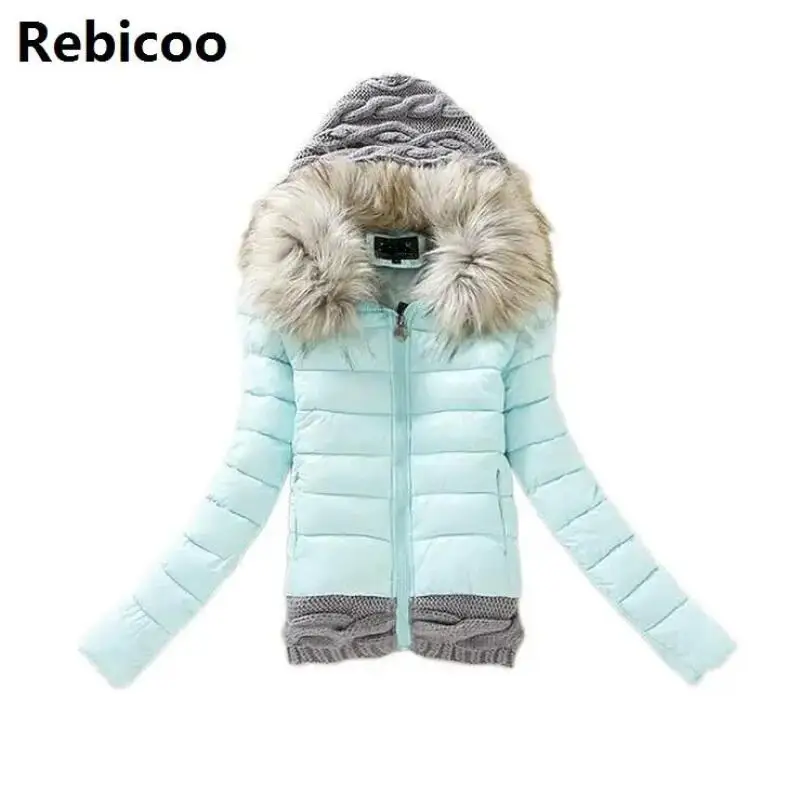 New Arrivals Winter Jacket Women Fashion Slim Big Fur Collar Warmth Outdoor Casual Coat Warm