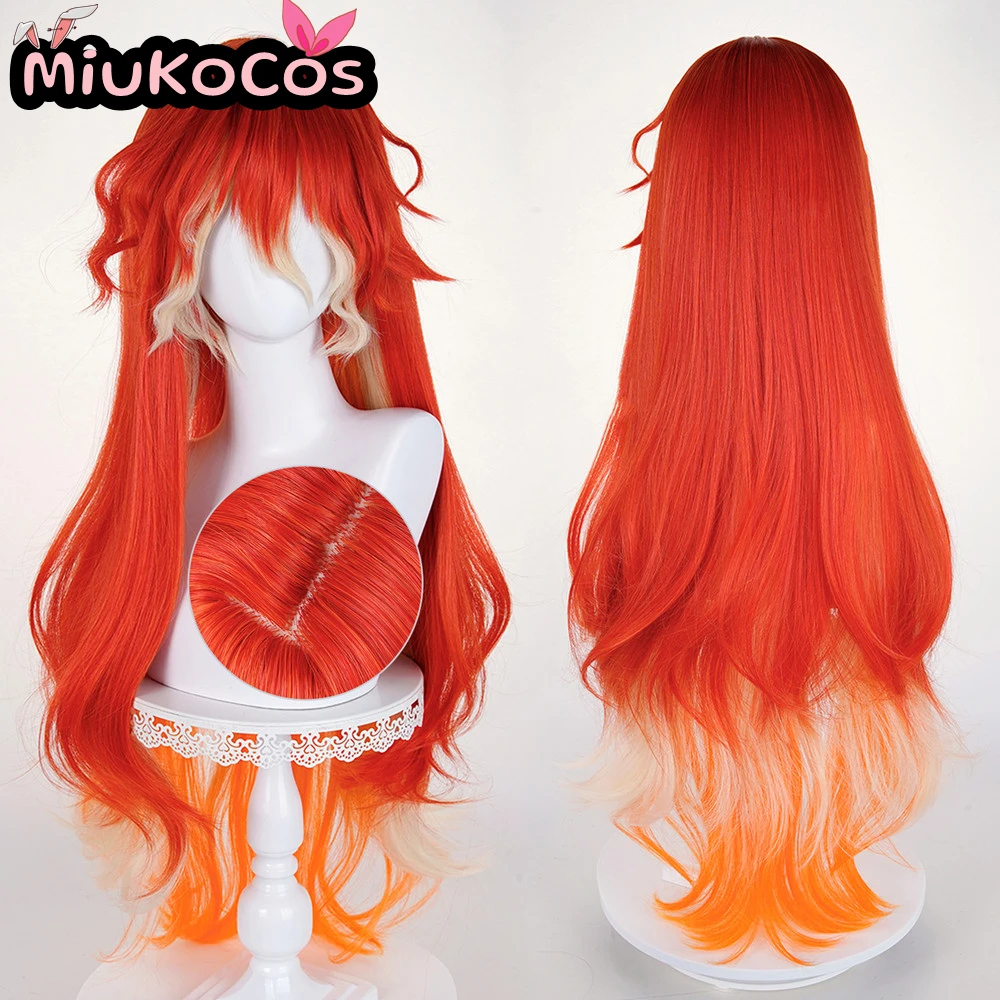 EN STOCK Peluca de cosplay Augusta MiukoCosplay Juego Wuthering Waves Cosplay