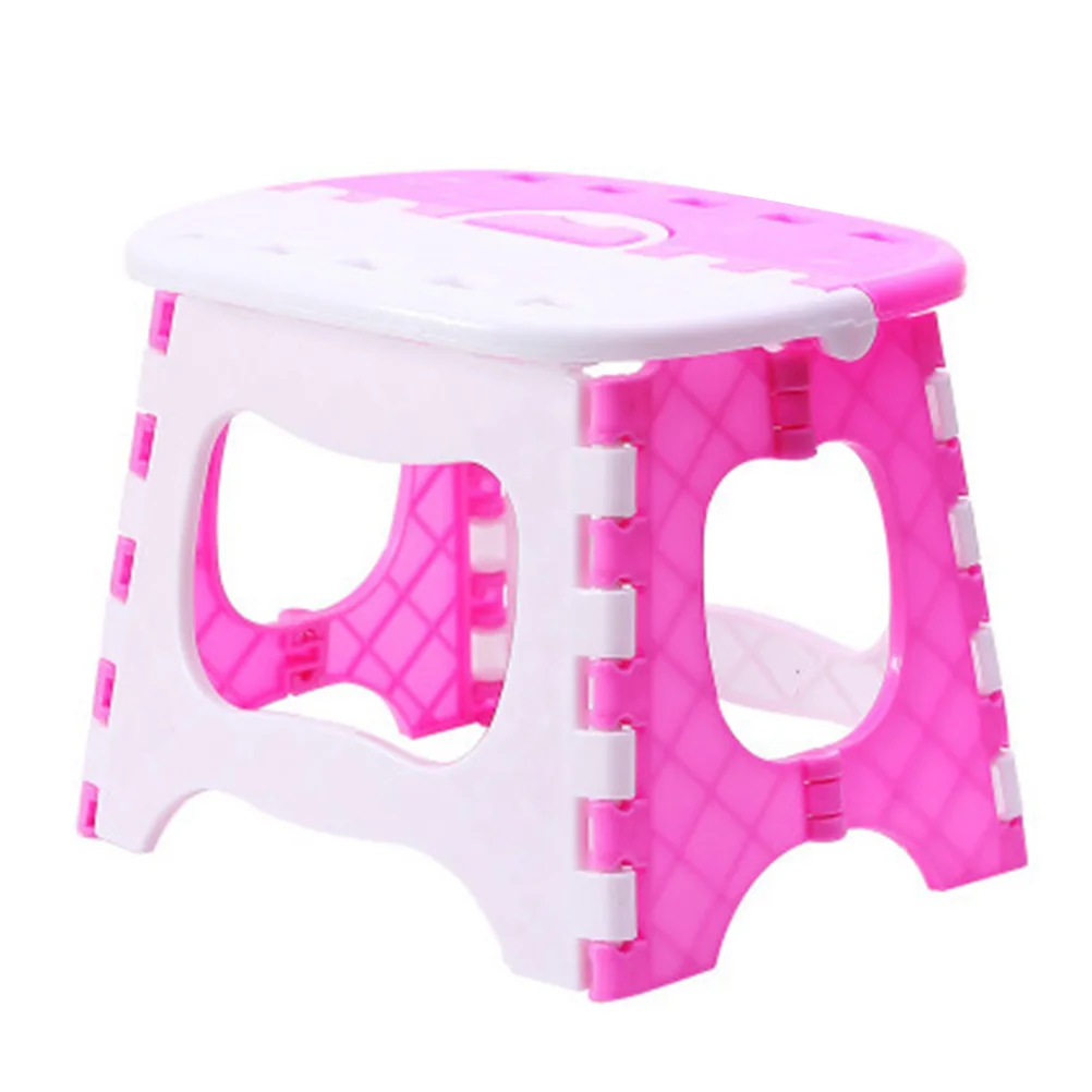 Portable Folding Stool With Handle Step Stool For Plastic Stool Children Furniture Fishing Stool Foldable Chair Strong Capacity
