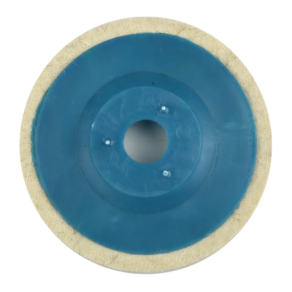 100mm 4inch Wool Felt Buffing Wheel Polishing Disc Pad Angle Grinder Wheel Felt Polishing Disc Pad  For Metal Marble Glass NEW