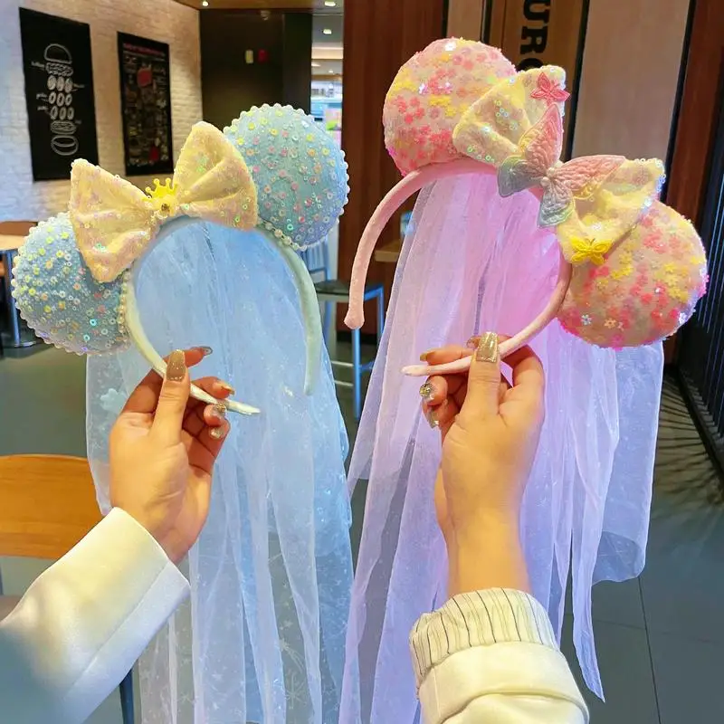 Mickey and Minnie Mouse Headbands: Cute and Stylish Cartoon-Themed Headbands for the Amusement Park view 4