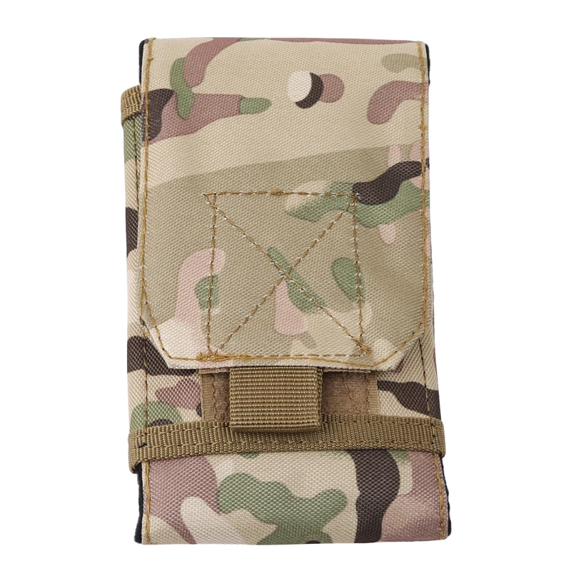 Tactical Camo Belt Pouch Bags Phone Bags Molle Pouch Belt Camp Pocket Waist Fanny Bag Phone Case Pockets For Hunting