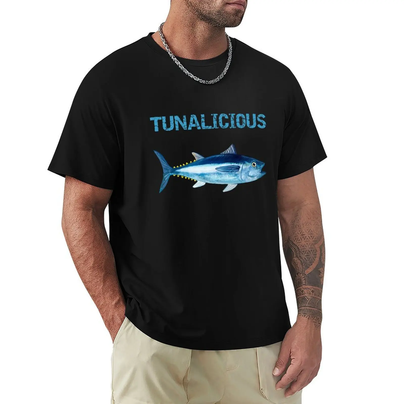 

Tunalicious Bluefin Tuna T-Shirt aesthetic clothes cute clothes summer shirt t shirt men 100℅ cotton