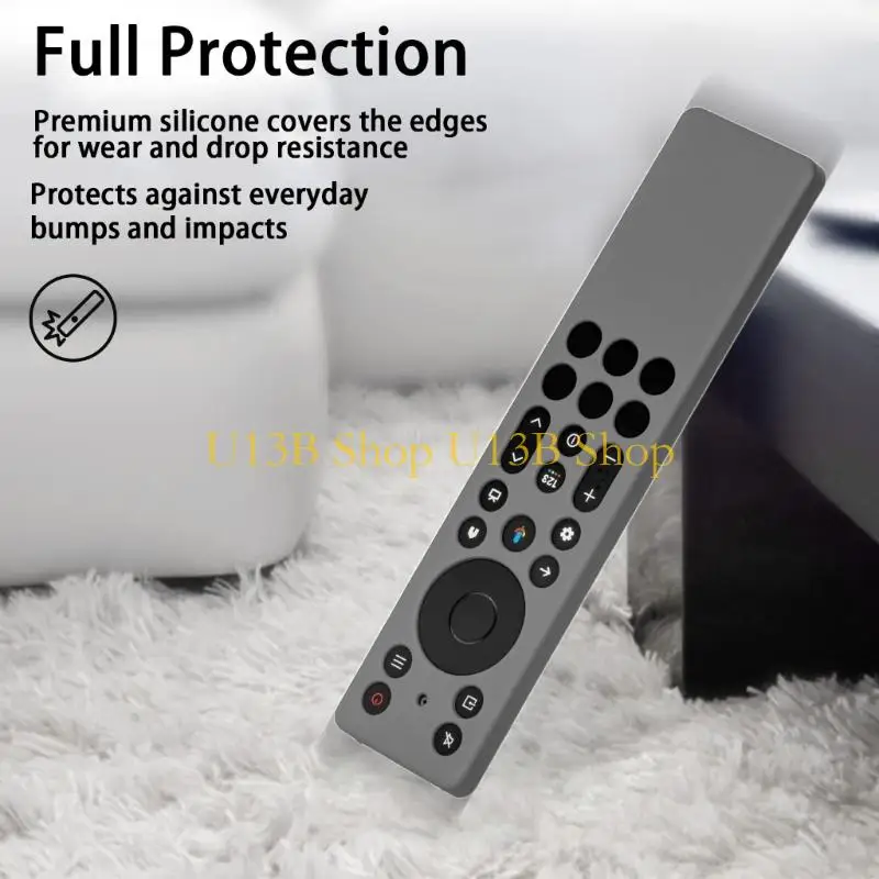 U13B NonSlip Silicone Protector Remote Control Cover Shock Absorbing for RC813A/RC923A