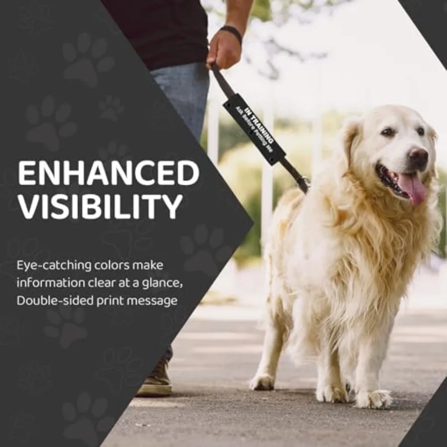 في التدريب اسأل قبل التبولني مقود الحيوانات الأليفة للكلاب مضحك الكلب المقود التفاف لعشاق الكلاب الحيوانات الأليفة أصحاب هدية سوداء