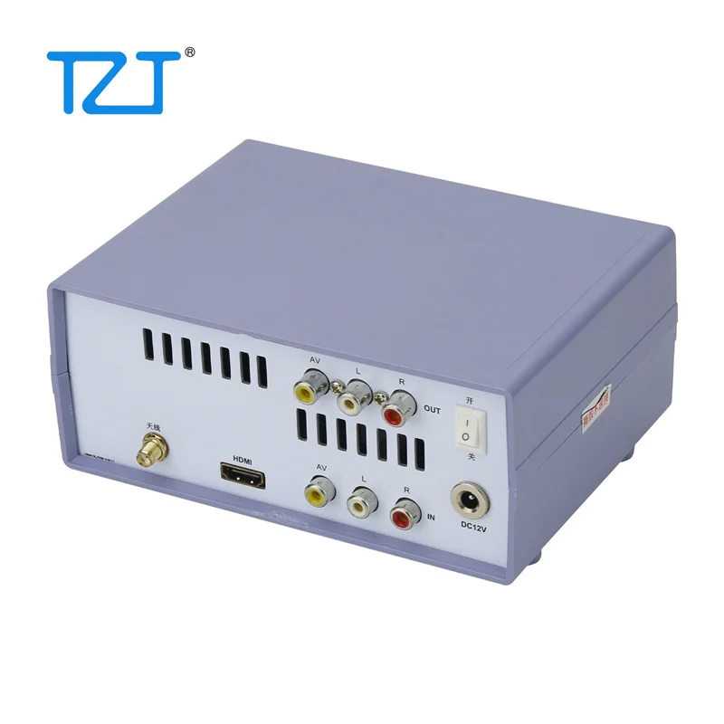 TZT Analog TV Transmitter RF Analog TV Signal Transmitter Fits Black and White TVs & Suitable for Home