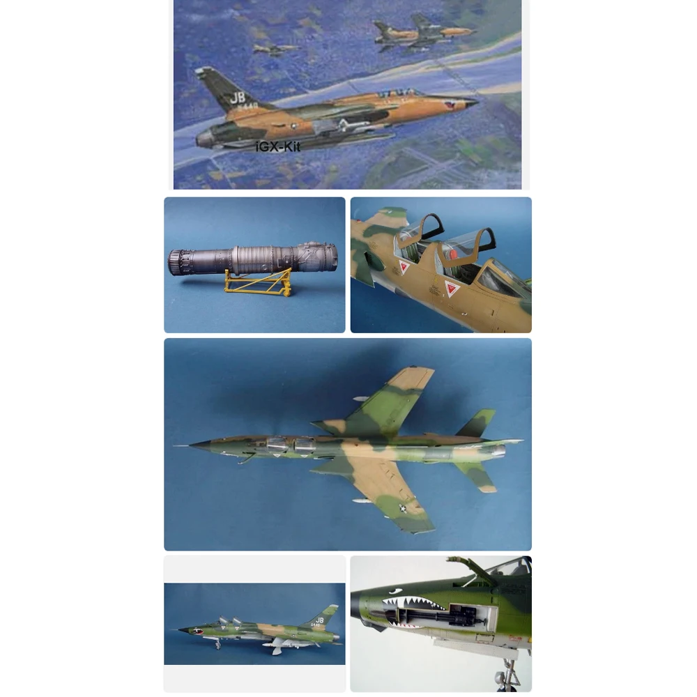 

Конструктор Trumpeter 02202 1/32 F105G Thunderchief Wild Weasel: Модель военного самолета для сборки, пластиковый конструктор