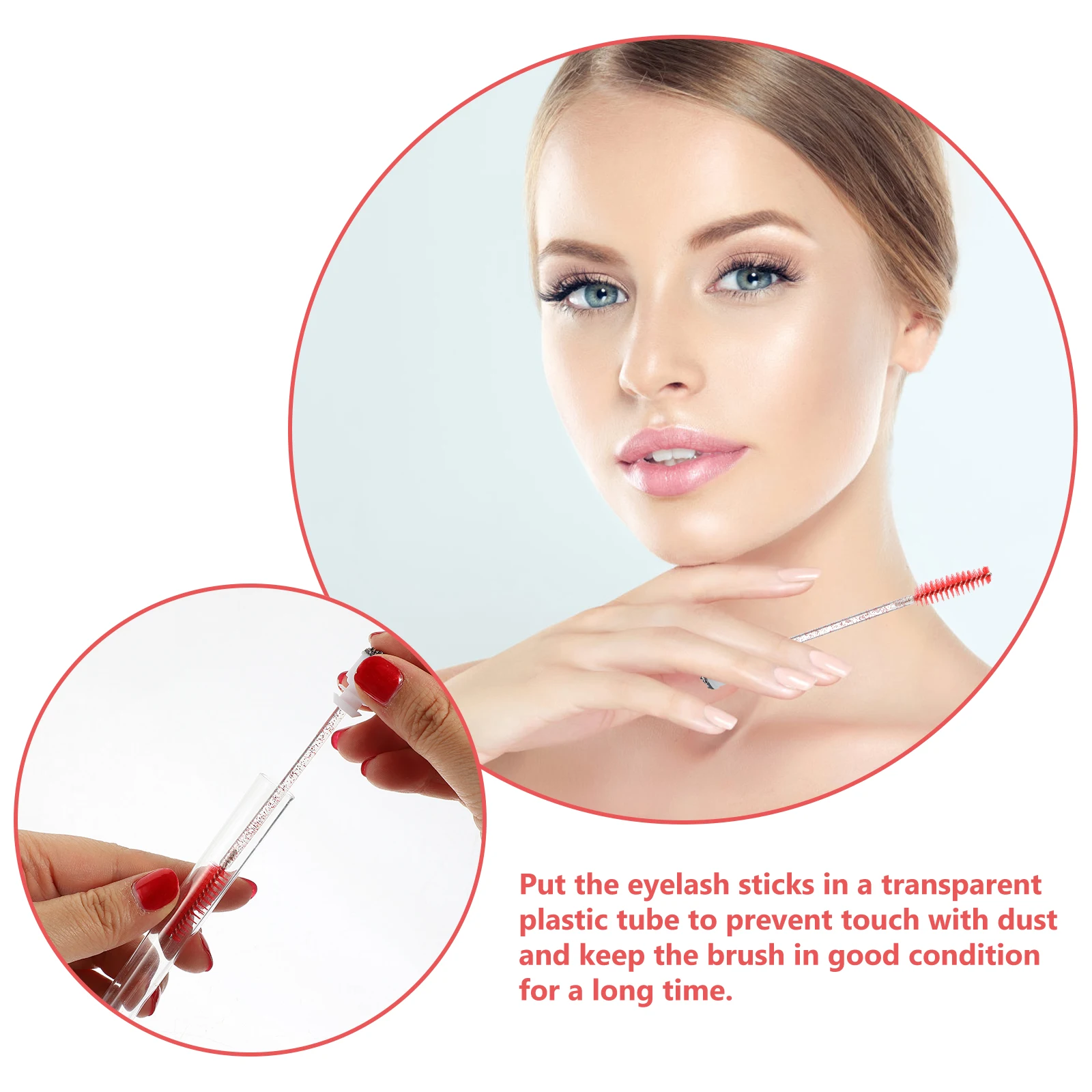 10 قطعة أنبوب فرشاة الرموش أنبوب الماسكارا الفارغ المحمولة ماكياج قضيب ل الحاجب صبغ لاش نمو المصل عصا صغيرة الجمال أداة #4