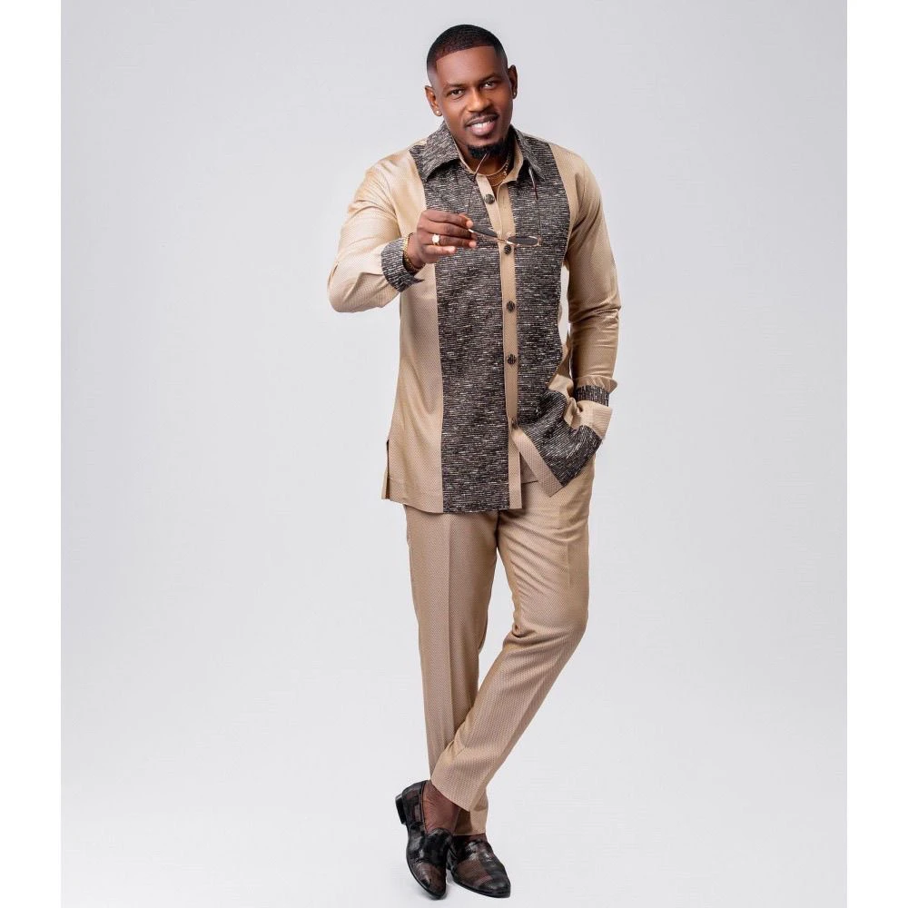 Khaki color block