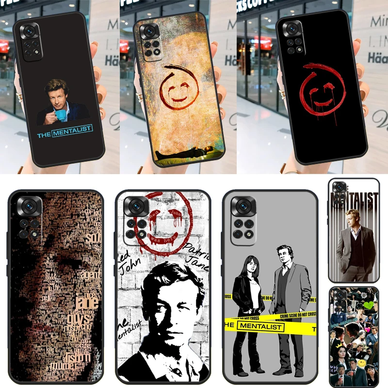 The Mentalist Red John Simon Baker Case For Xiaomi Redmi Note 12 Pro Plus Turbo 8 9 10 11 Pro 9S 10S 11S 12S 9C 10C 12C Cover