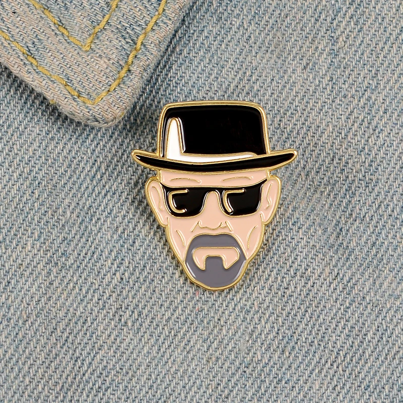 Br Ba Enamel Pin Custom Movie TV Role Brooches for Shirt Lapel Bag Badge Punk Vintage Classic Movie Jewelry Gift for Friends