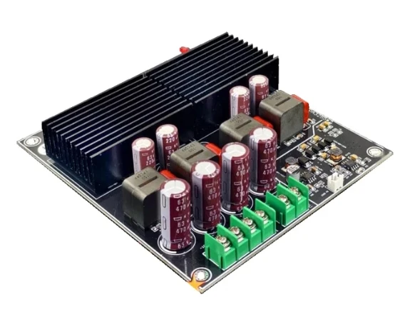 600W+600W Stereo Dual Channel Amplifier Board DC 19-50V HIFI Dual-Core TPA3255 HIFI Digital Audio Amplifier Board