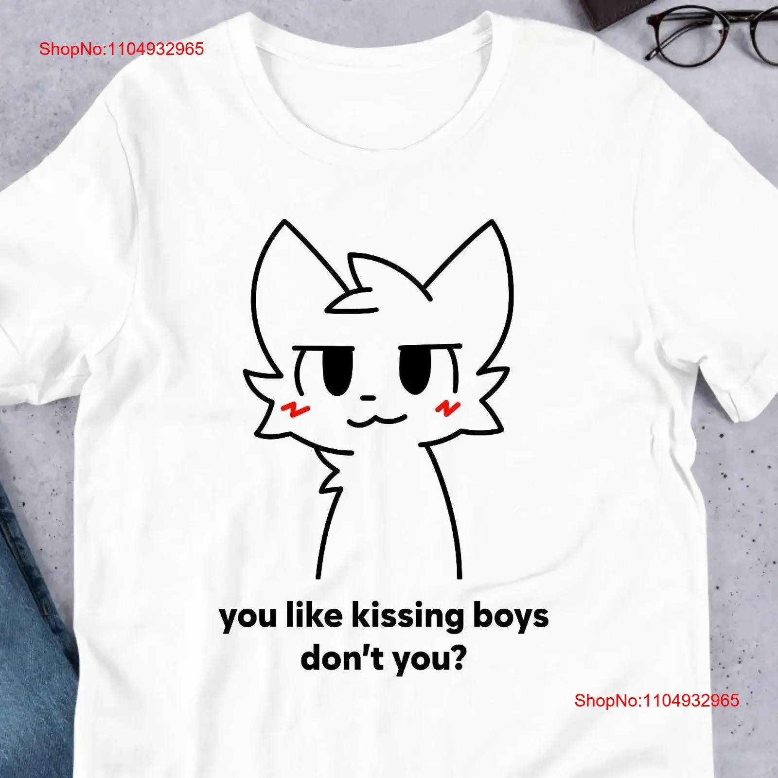 

Boykisser Meme Забавная пушистая футболка Femboy Бисексуал ЛГБТК Прайд Weeb Waifu Fursona Трансгендер Поцелуние Мальчики винтажная стираная мягкая