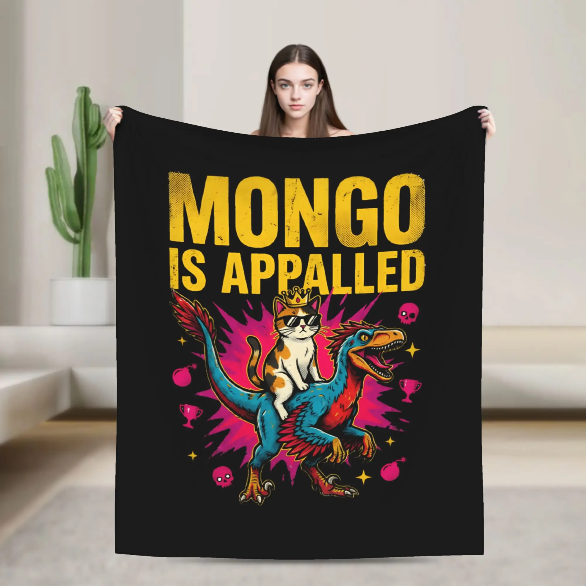Mongo Is Appalled Blanket Quality Warm Soft Dungeon Crawler Bedding Throws Winter Girls Boys Outdoor Comfortable Bedspread