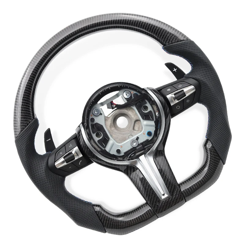 Carbon Fiber M Sport Steering Wheel For BMW F10 F11 F12 F13 F01 F02 F03 F06 F07F18 F20 F21 F22 F23 F30 F31 F34 F35 F36  F48