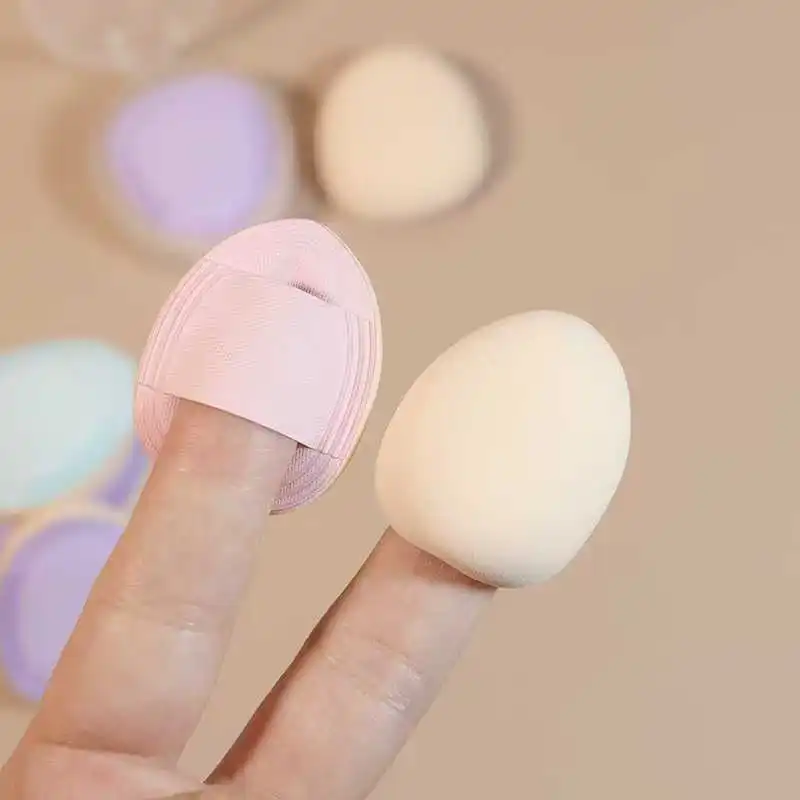 10 | 20 | 50 Mini Finger Air Cushion Pads, Detailed Makeup Sponge Pads, Dual-purpose Beauty Tools for Dry and Wet Use