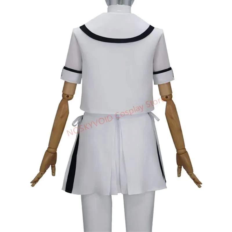 Летние костюмы с карманами Naruse Shiroha, косплей, униформа моряка, аниме и игровая выставка, женская униформа JK, вечерние костюмы на Хэллоуин