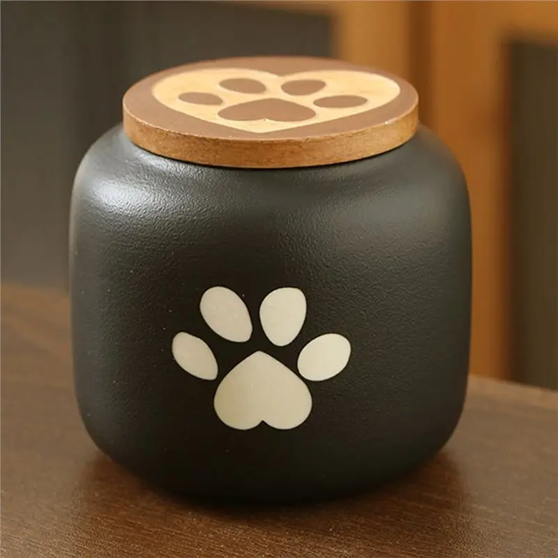 جرار حرق تذكارية للحيوانات الأليفة سهلة الاستخدام لتخزين رماد الحيوانات الصغيرة وحاويات دفن الجرار المختومة في المنزل B #3