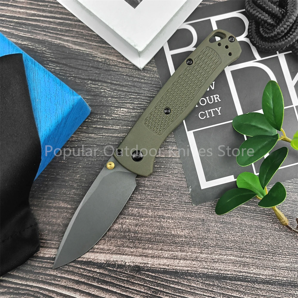 

EDC Folding Bugout Pocket Knife CPM-20CV Blade Nylon Handle Survival Tactical Outdoor Self Defense Rescue Hand Tools Combat Gift