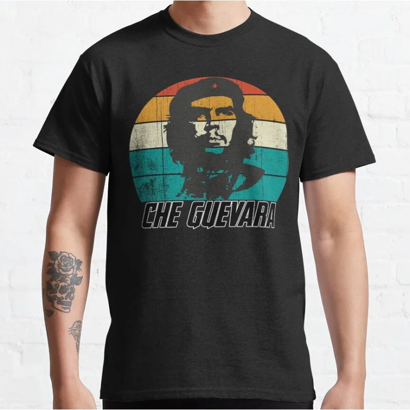 

Che guevara 0216 Cuba revolution leader gift t shirt for man 100% cotton print clothes Men's All size S-6XL Tops