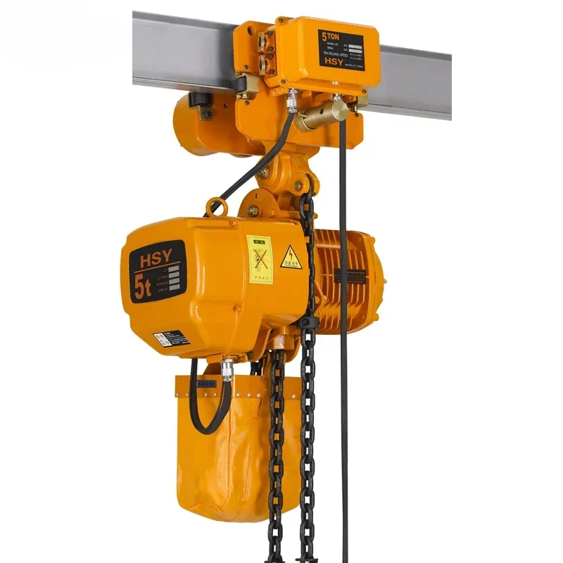 Chain Electric Hoist, 1ton/5ton, Movable with Sports Car, Remote Control, Industrial Use, CE Certification, Custom Voltage