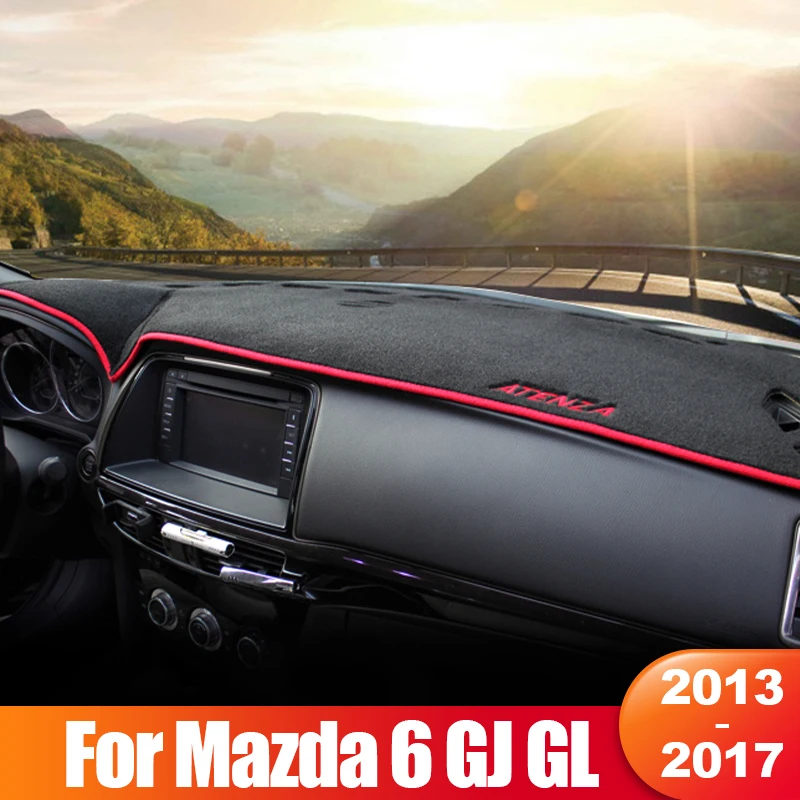 

For Mazda 6 GJ GL Mazda6 Atenza 2013 2014 2015 2016 2017 Car Dashboard Sun Shade Cover Instrument Desk Non-slip Mat Accessories