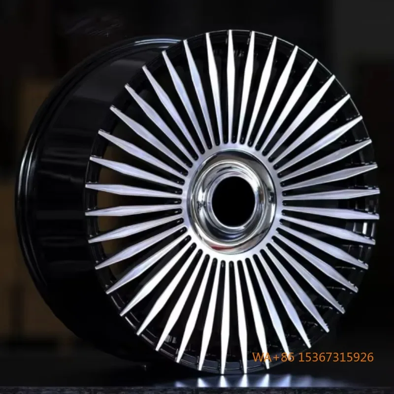 

5x112/5x130 Black Carbon Fiber Forged Alloy Rims Custom Deep Concave