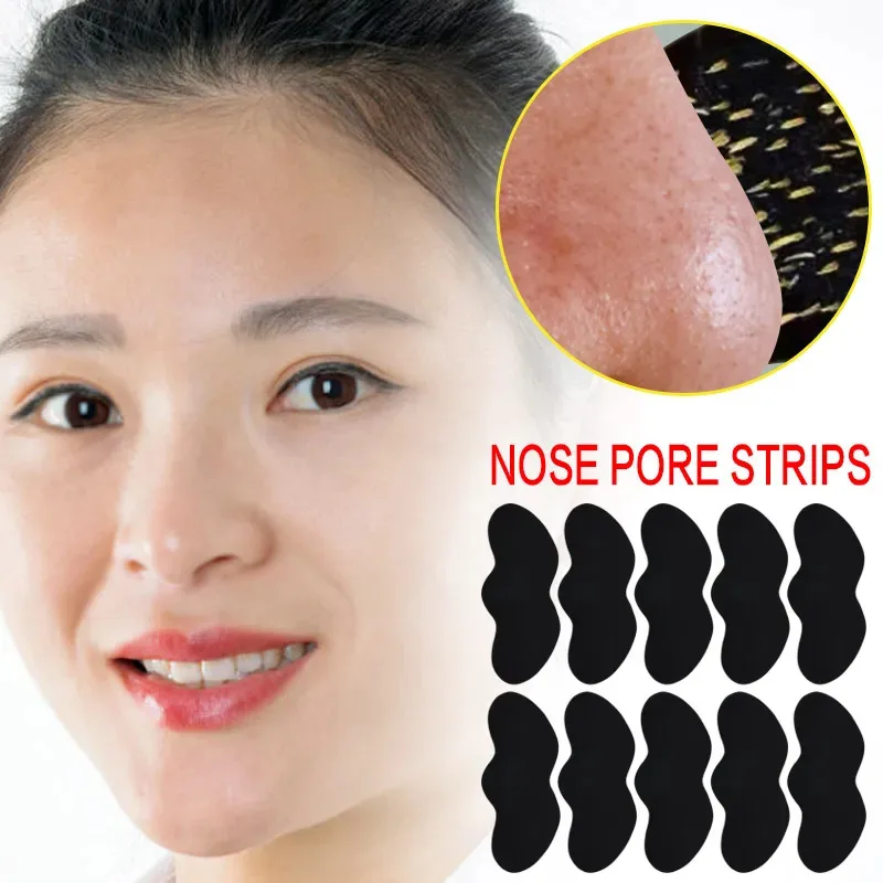 10-45pcs Naso Maschera per la rimozione dei punti neri Pulizia profonda Cura della pelle Ridurre i pori Trattamento dell'acne Maschera Naso Punti neri Pori Puliti Strisce